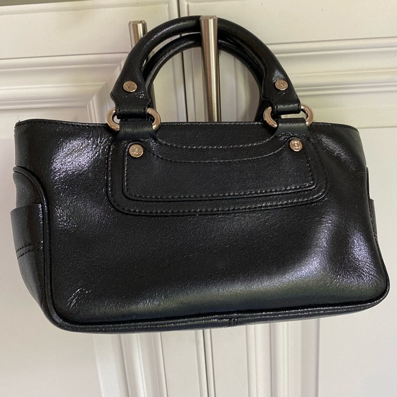 Celine Mini Hobo in black (shimmer) Top Handle Slouchy Y2K Luxury - Picture 2 of 16